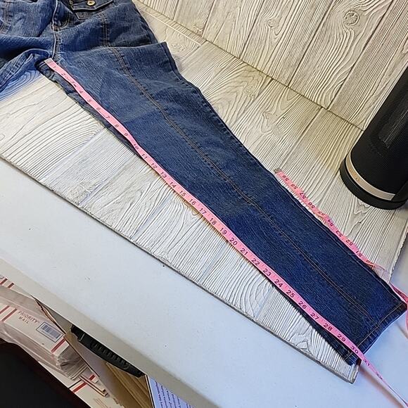 Younique High Waist Sailor Jeans Retro Look Juniors Size 9 - Picture 12 of 12